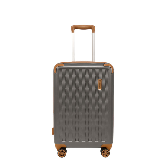 Fantana Premium Expandable Luggage - Hard Shell Polycarbonate, 360° Spinners, TSA Lock - Dark Grey