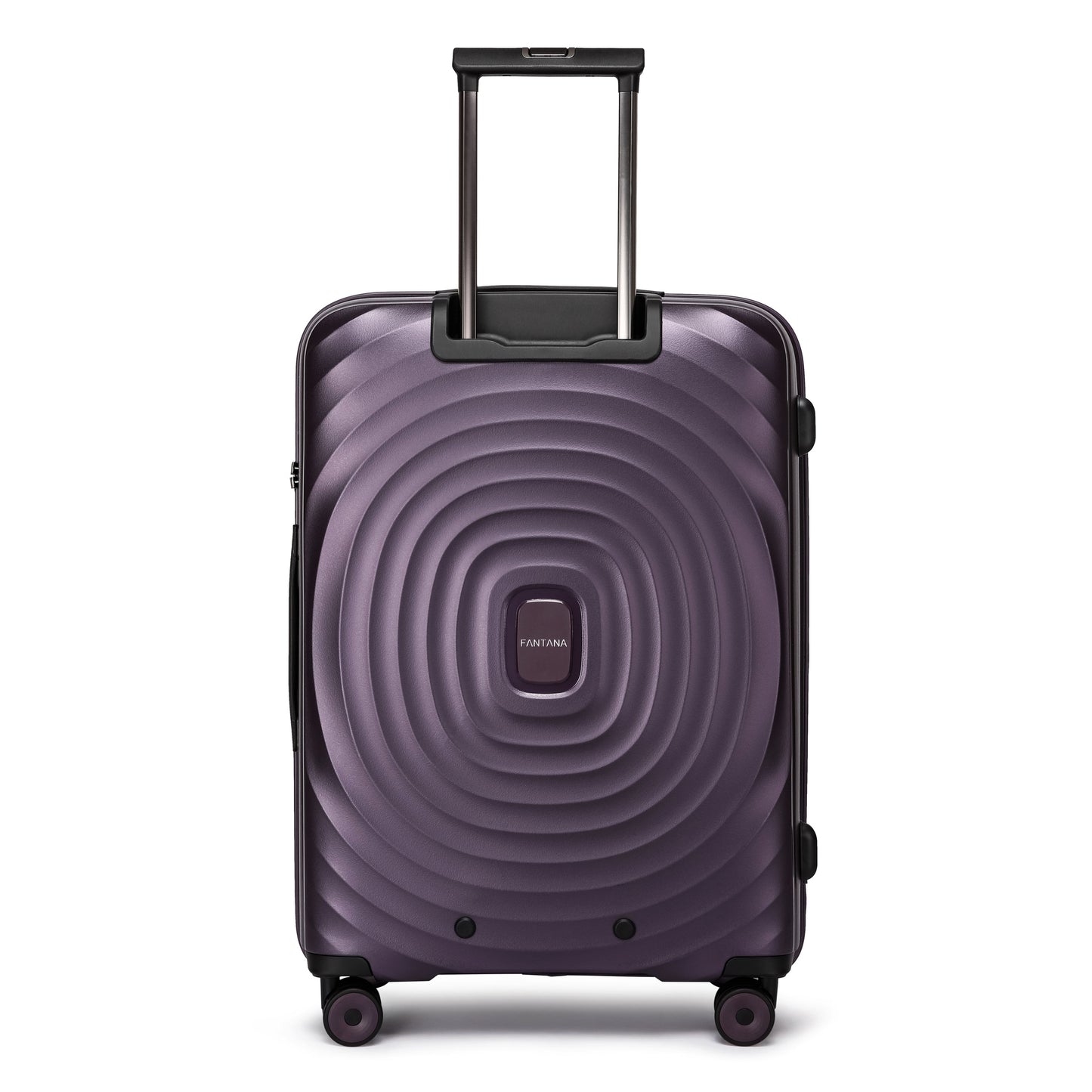 Fantana Hard Shell Polypropylene Suitcase 4 Wheels Travel Luggage Trolley Ultra Light Case Lilac Purple