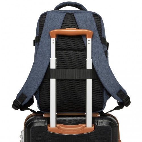 Kono BPK2505 navy backpack – detail view 4