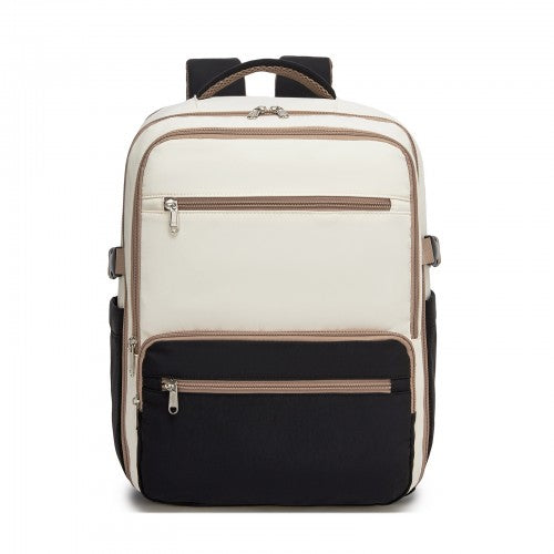 BPK2529 - Kono Compact 15.6" Laptop Travel Backpack - 40x30x20cm, Fits Under Seat Storage, with Trolley Sleeve