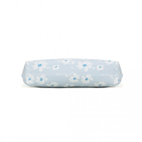 COM2443 - Miss Lulu Multi-Functional Charming Print Cosmetic Bag & Storage Bag for Travel and Everyday Use - Blue