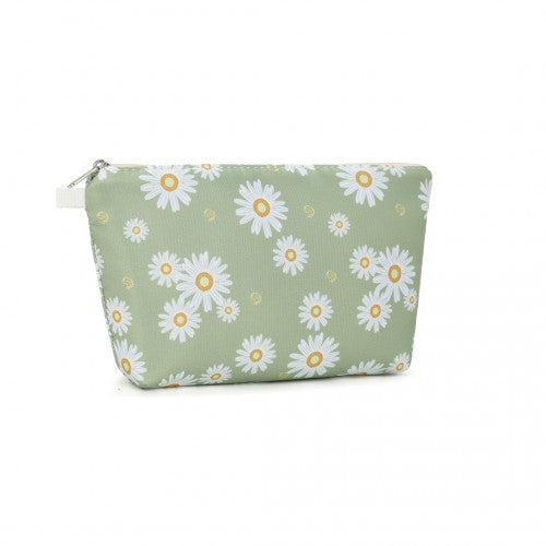 COM2443 - Miss Lulu Multi-Functional Charming Print Cosmetic Bag & Storage Bag for Travel and Everyday Use - Green