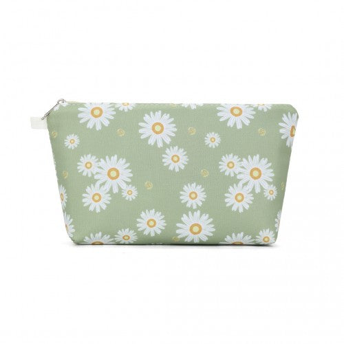 COM2443 - Miss Lulu Multi-Functional Charming Print Cosmetic Bag & Storage Bag for Travel and Everyday Use - Green