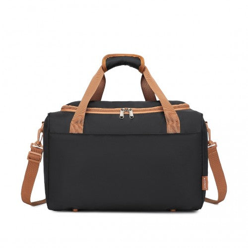 Kono EA2321 black and brown handbag – side view