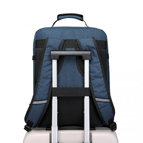 Kono EM2231M navy backpack – detail view 4