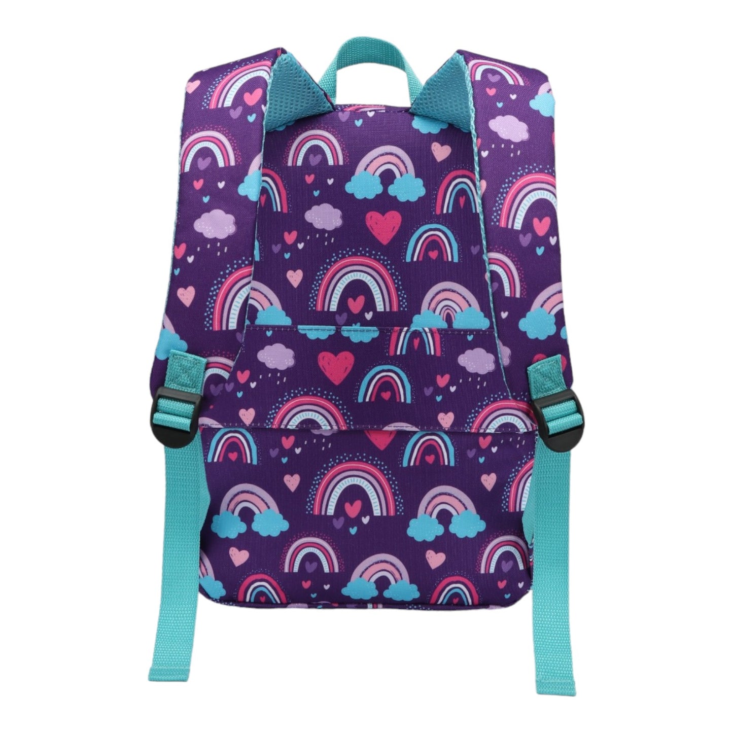 Easy Luggage Kidzpac Adventure Set: 5-Piece Luggage Set with Carry-On, Backpack, Lunch Bag, Pillow, and Luggage Tag- Rainbow Purple