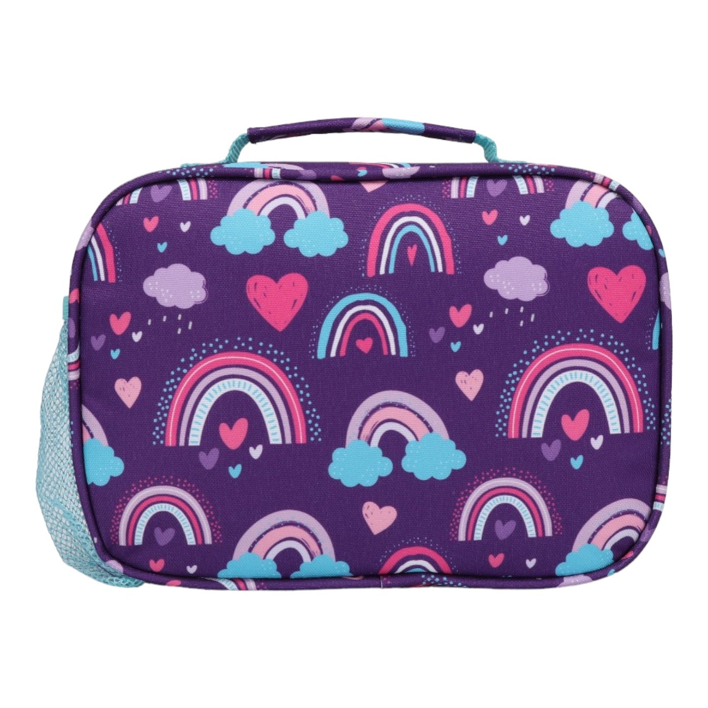 Easy Luggage Kidzpac Adventure Set: 5-Piece Luggage Set with Carry-On, Backpack, Lunch Bag, Pillow, and Luggage Tag- Rainbow Purple