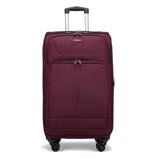 Eagle Voyager – Softside Luggage, 360° Wheels, Expandable +4 cm, Burgundy