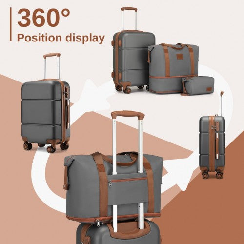 KSK2485 20 Inch Cabin Suitcase and Travel Bag Set