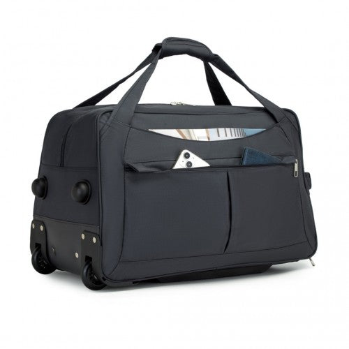 KSK2489 - Kono Durable Folding Travel Trolley Bag with Enhanced Features and Multi Compartment