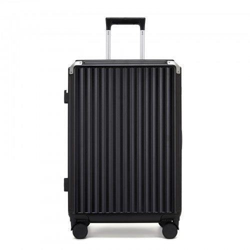 Kono KSK2693 24-inch black suitcase – detail view 24