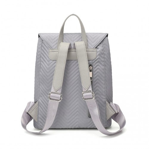 Easy Luggage LH2358 - Miss Lulu Lightweight And Elegant Daily Backpack - Grey