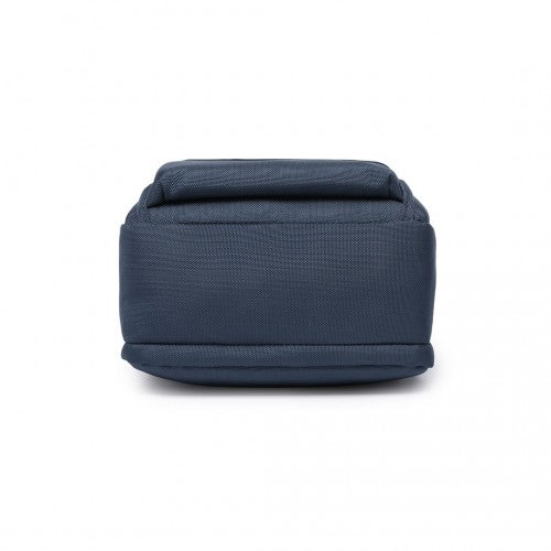 MSK2446 - Kono Durable Men's Crossbody Shoulder Bag with Multiple Pockets - Messenger Bag for Travel, Work, and Daily Use - Navy