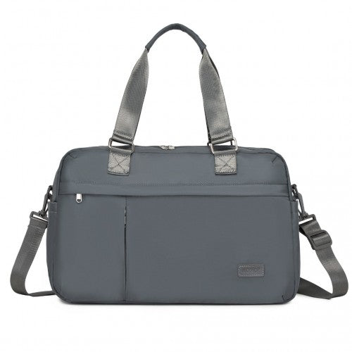 TVK2430 - Kono Multi-functional Travel Bag Large Tote Bag & Duffle Bag with Expandable Compartment and Wet/Dry Pocket - Grey