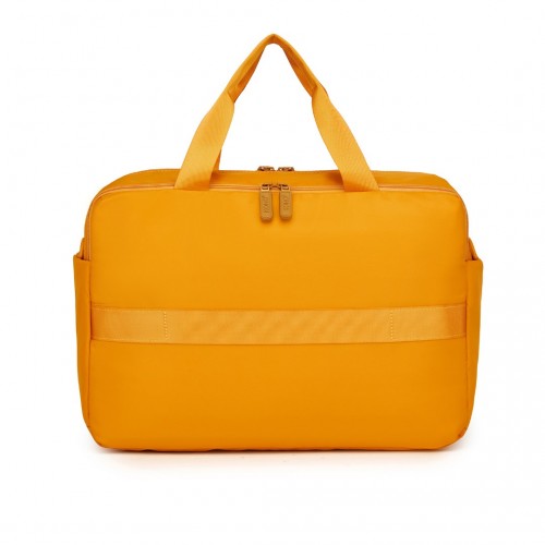 TVK2444 - Kono Water-Resistant Travel Bag with Laptop Sleeve Multi-Functional Tote for Business and Weekend Large Capacity for Men and Women - Yellow