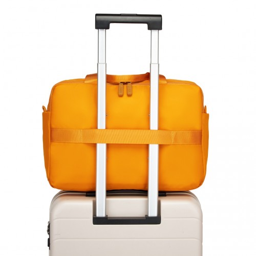 TVK2444 - Kono Water-Resistant Travel Bag with Laptop Sleeve Multi-Functional Tote for Business and Weekend Large Capacity for Men and Women - Yellow