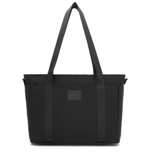 Kono TVK2515 black crossbody bag – side view