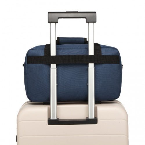 E1960S - Kono Lightweight Multi Purpose Unisex Sports Travel Duffel Bag - Navy - Easy Luggage