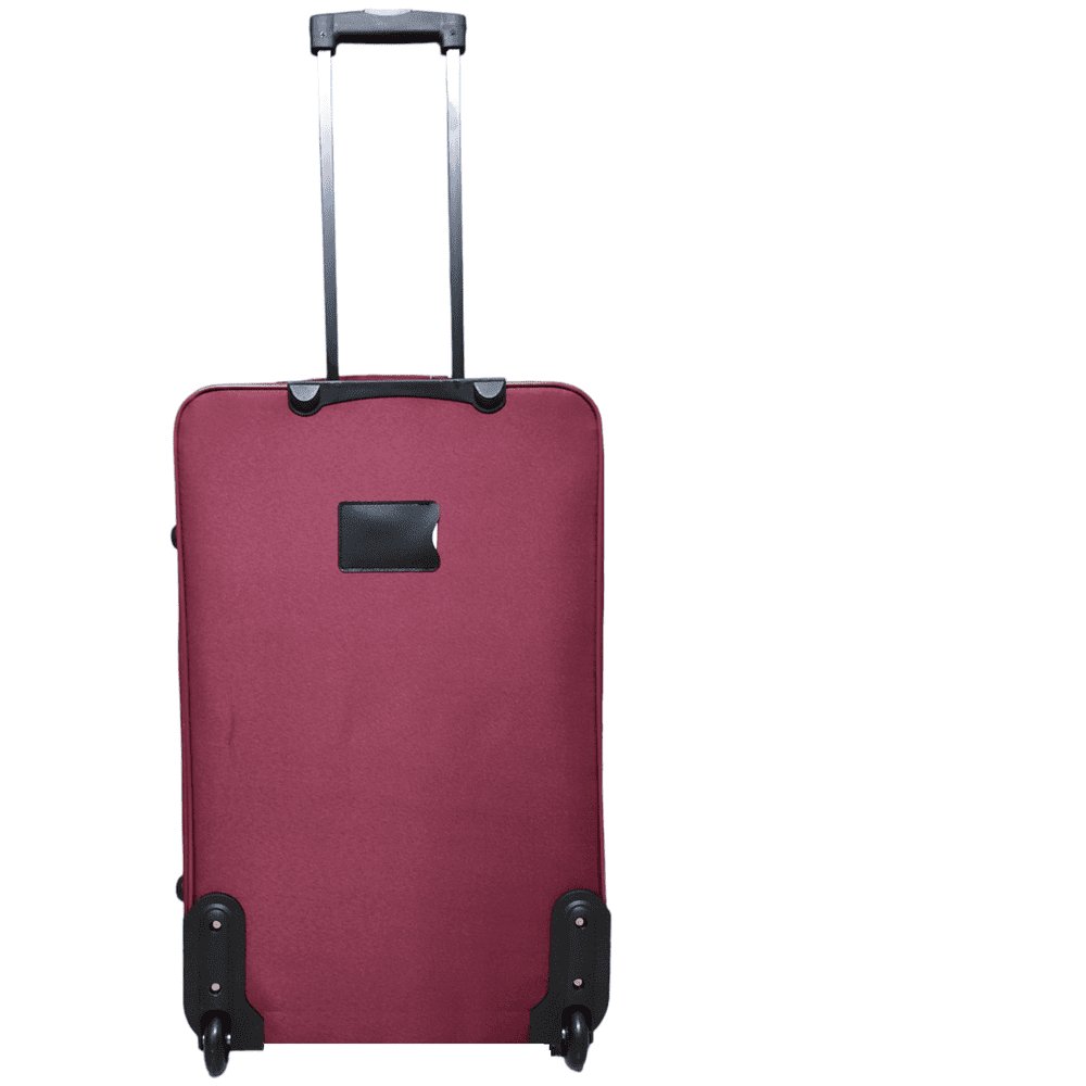 Eagle 2 Wheel Lightweight Expandable Suitcase - Travel Luggage Cabin Trolley Bag | Easy Luggage Burgundy - Easy Luggage