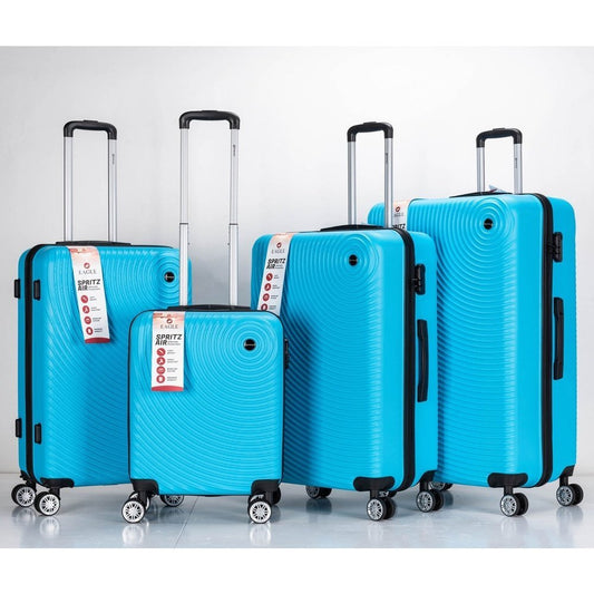 Eagle Air Spritz Lightweight ABS Hard Shell 4 Wheels Teal - Easy Luggage