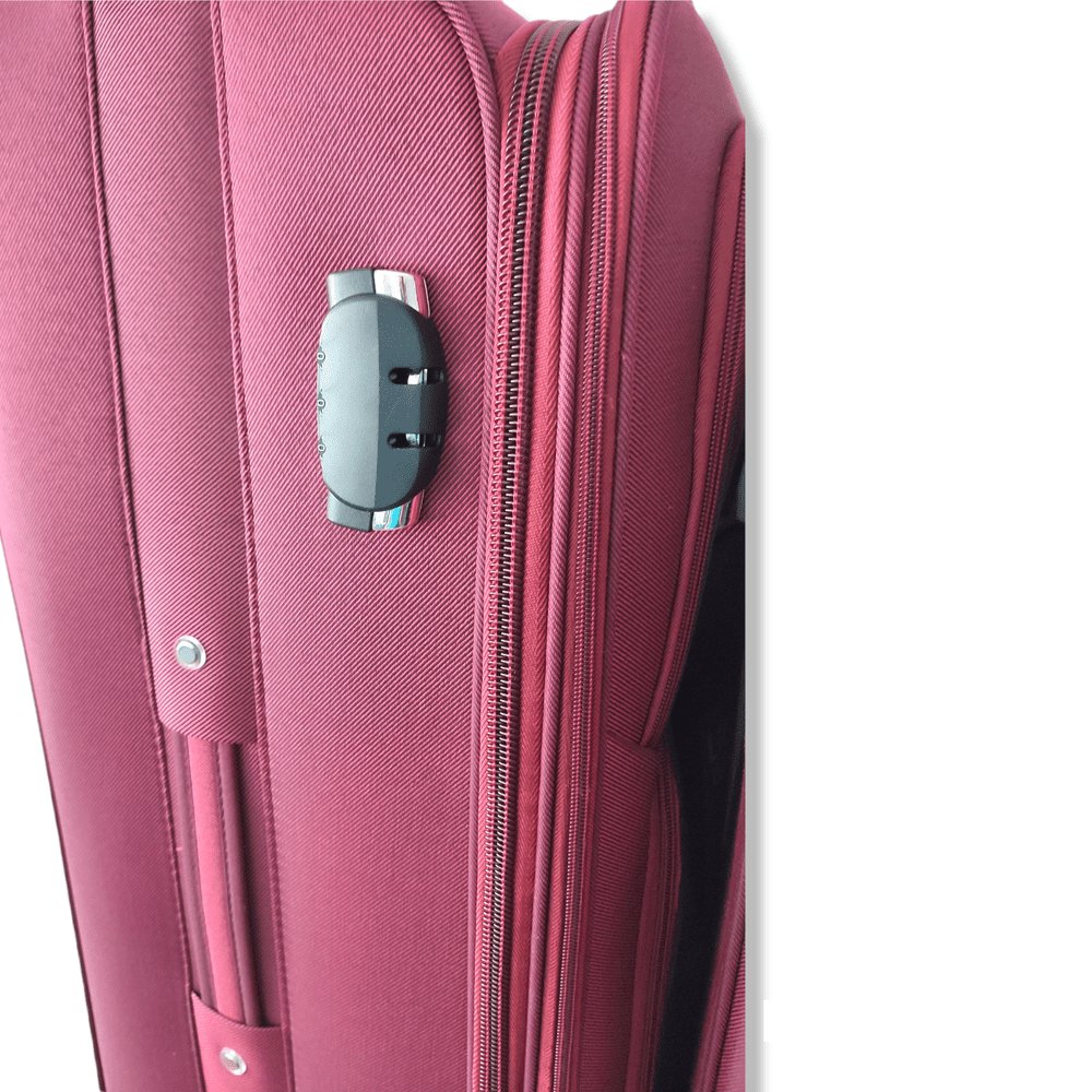 Eagle Lightweight and Durable Cabin Bags with Expandable Capacity - 4 Wheels for Easy Maneuvering - S,M,L,XL Burgundy - Easy Luggage