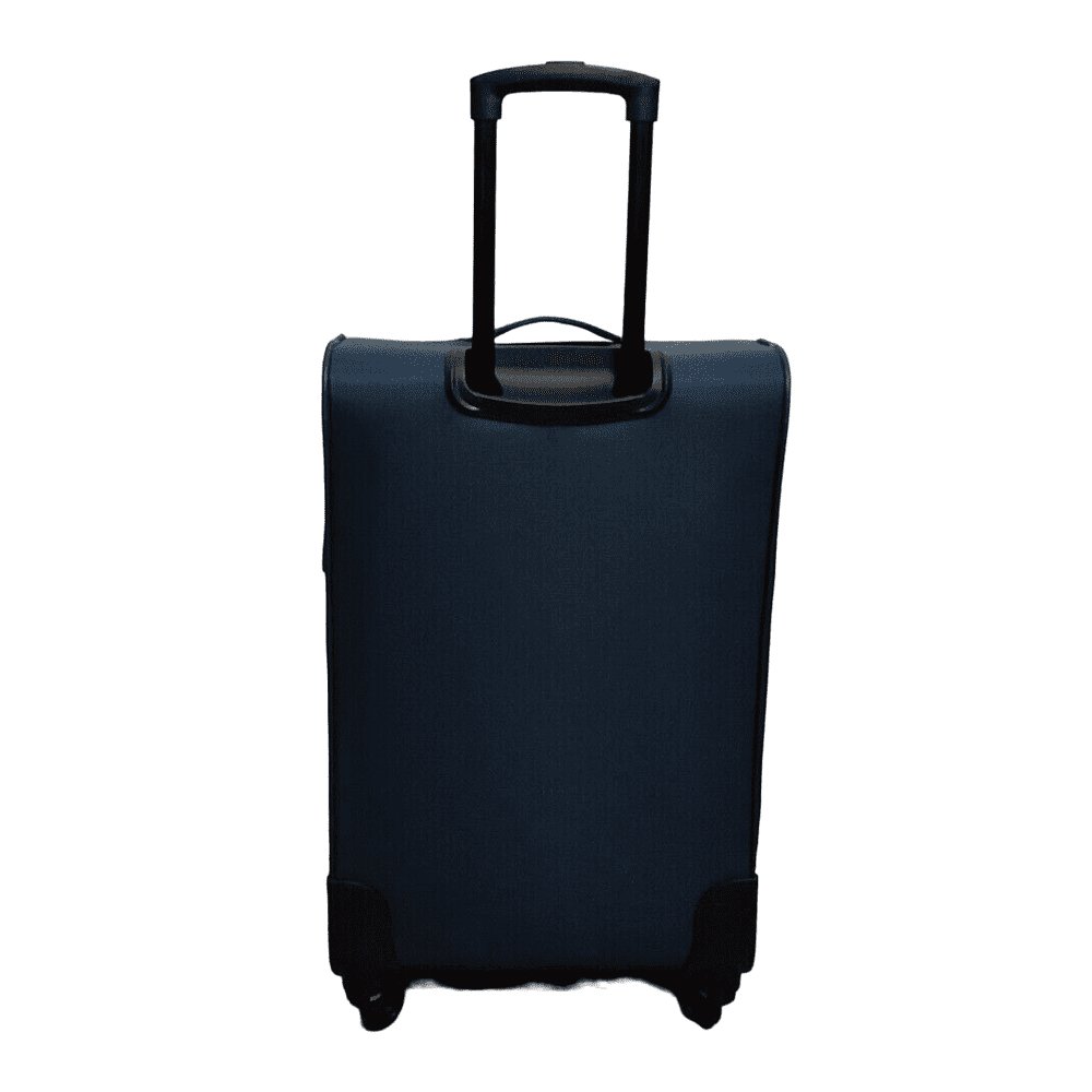 Eagle Super Lightweight 4 Wheels Spinner Soft Shell Expandable Luggage Navy - Easy Luggage
