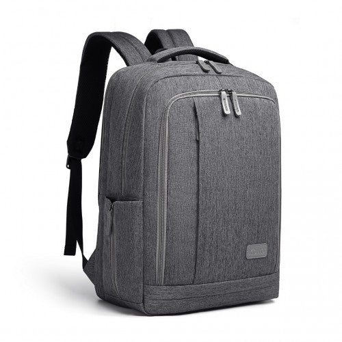 EM2111 - Kono Multi - Compartment Backpack with USB Port - Grey - Easy Luggage
