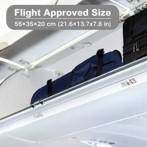 EM2207 - Kono Multifunctional Portable Travel Backpack Cabin Luggage Bag - Navy - Easy Luggage