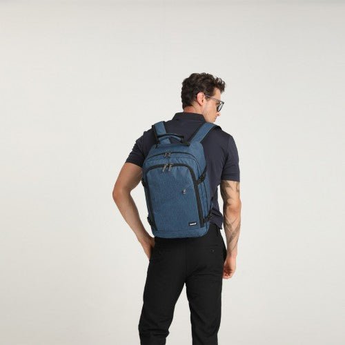 EM2231 - Kono Lightweight Cabin Bag Travel Business Backpack - Navy - Easy Luggage