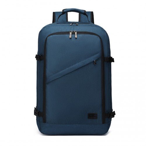 EM2231L - Kono Lightweight Cabin Bag Travel Business Backpack - Navy - Easy Luggage