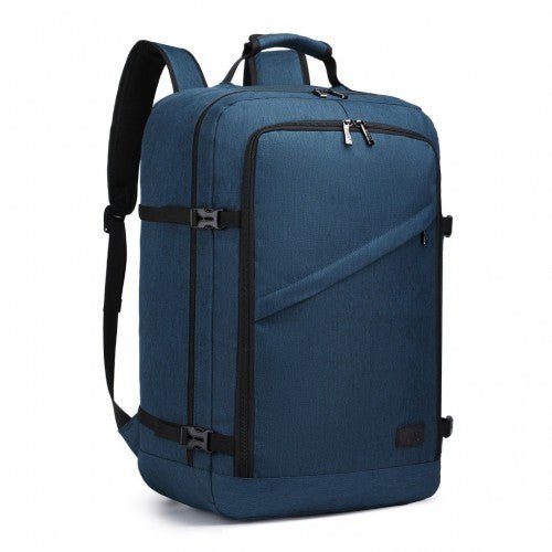 EM2231L - Kono Lightweight Cabin Bag Travel Business Backpack - Navy - Easy Luggage