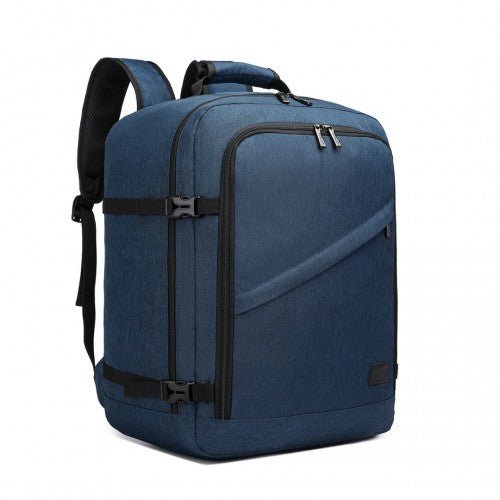 EM2231M - Kono Lightweight Cabin Bag Travel Business Backpack - Navy - Easy Luggage