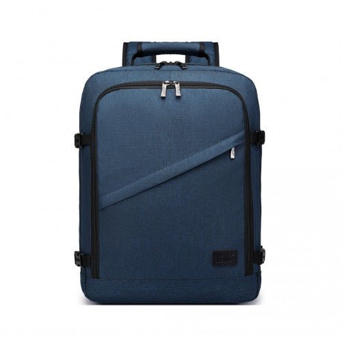 EM2231M - Kono Lightweight Cabin Bag Travel Business Backpack - Navy - Easy Luggage