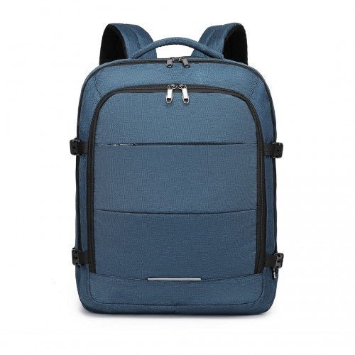 EM2232 - Kono Multi - level High - capacity Cabin Bag Travel Backpack - Navy - Easy Luggage
