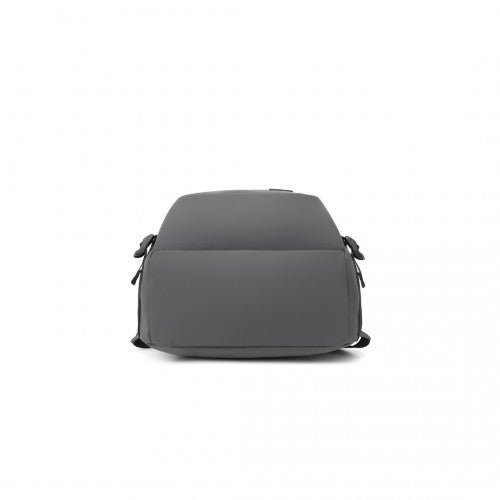 EM2349 - Kono PVC Coated Water - Resistant Tech Backpack With USB Charging Port - Grey - Easy Luggage