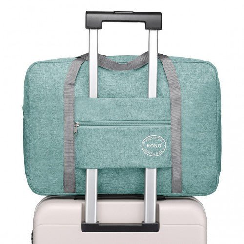EQ2256 - Kono Foldable Waterproof Storage Travel Handbag - Green - Easy Luggage
