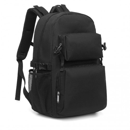 EQ2304 - Kono Men's Versatile and Sleek Urban Commuter Backpack - Black - Easy Luggage