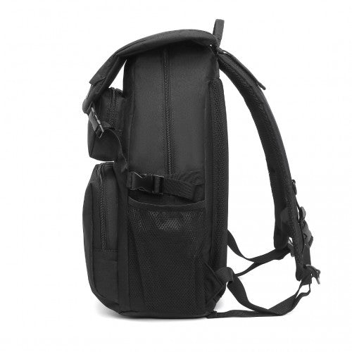 EQ2304 - Kono Men's Versatile and Sleek Urban Commuter Backpack - Black - Easy Luggage