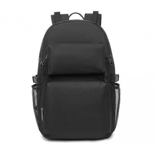 EQ2304 - Kono Men's Versatile and Sleek Urban Commuter Backpack - Black - Easy Luggage