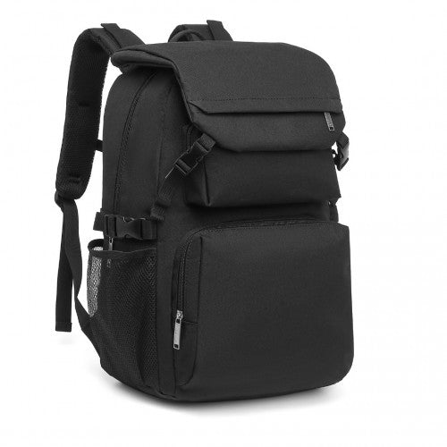 EQ2304 - Kono Men's Versatile and Sleek Urban Commuter Backpack - Black - Easy Luggage