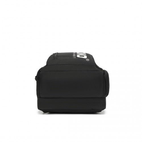 EQ2313 - Kono Versatile Sports Backpack With Independent Shoe Compartment - Black - Easy Luggage