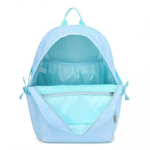 EQ2361 - Kono Water - Resistant School Backpack With Secure Laptop Compartment - Blue - Easy Luggage