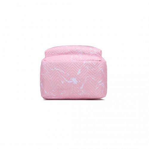EQ2361 - Kono Water - Resistant School Backpack With Secure Laptop Compartment - Pink - Easy Luggage