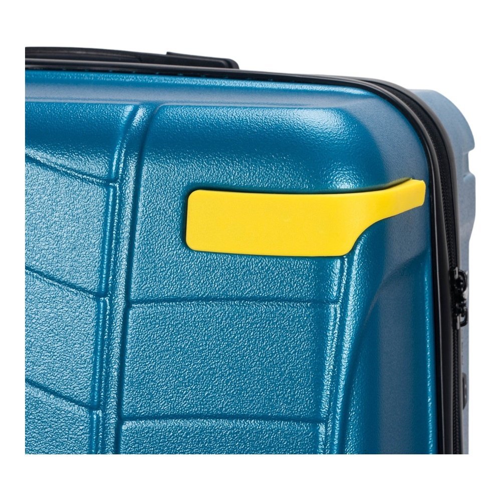 Fantana Polypropylene 4 Wheels Hard Shell Cabin, Ultra Light - Anti - Theft Zipper More Sizes Availaible Turquoise - Easy Luggage