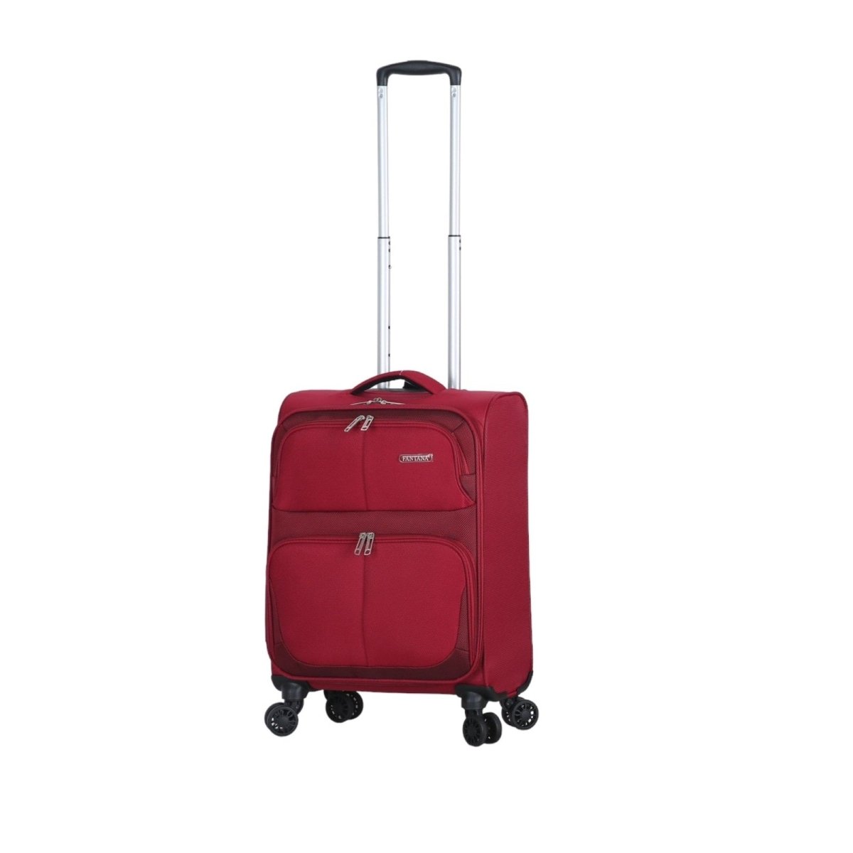 Fantana Super Light Soft Shell 4 - Wheels Expandable Luggage with Multiple Pockets Burgundy - Easy Luggage