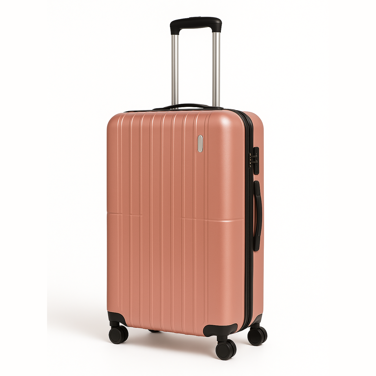 Tabby AeroGlide: Lightweight Hard Shell Luggage with Spinner Wheels – Rose Gold