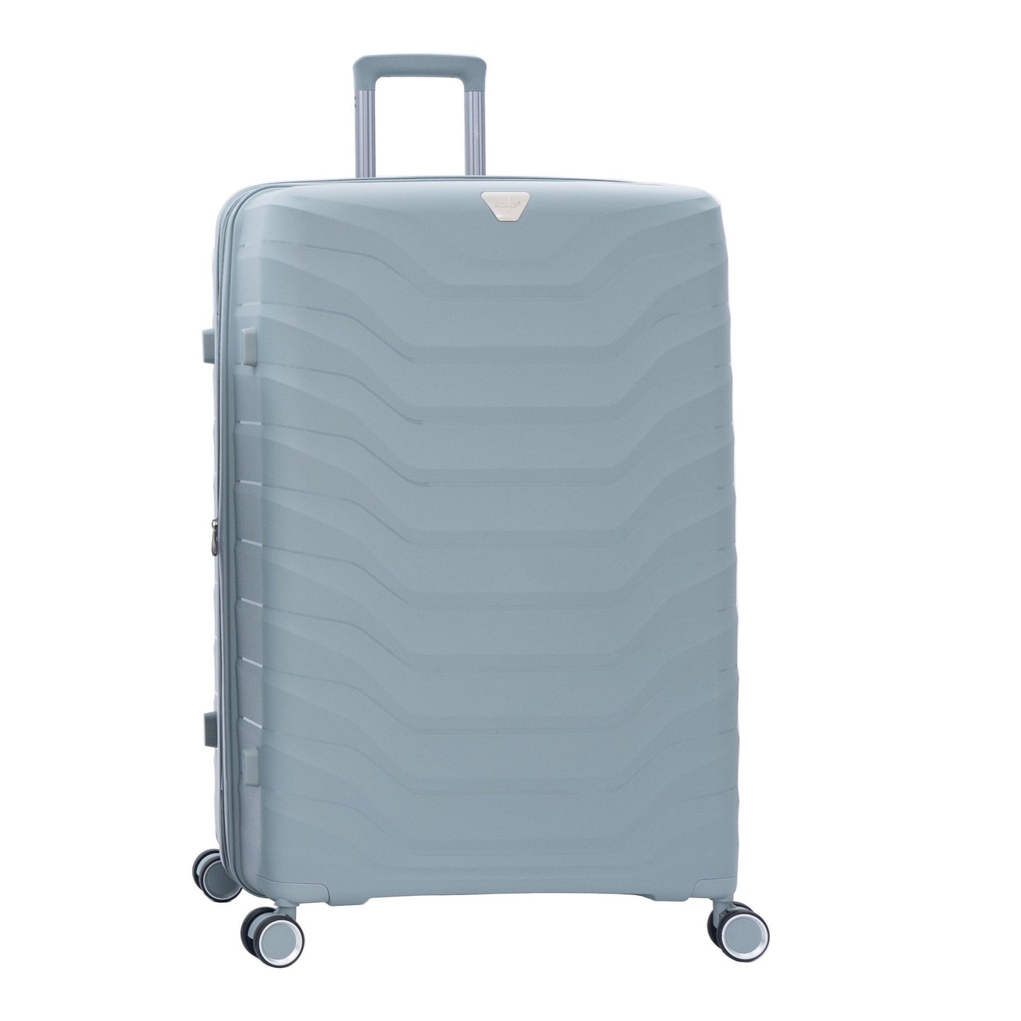 Eagle Verona Expandable Suitcase – Durable PP, TSA Lock, 360° Spinner Wheels - Grey