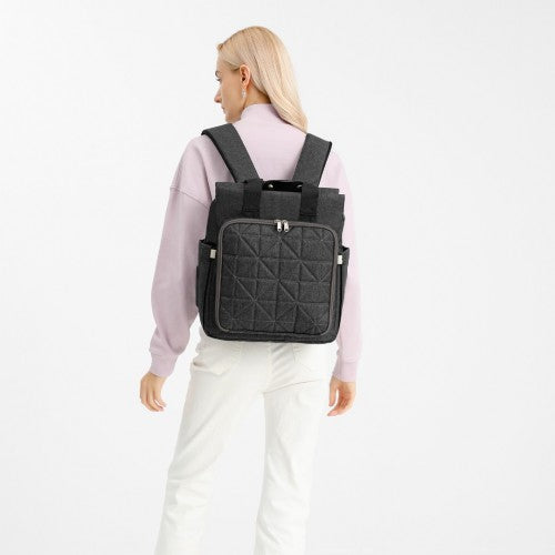 Easy Luggage EM2105 - Kono Simple Lightweight Maternity Changing Bag - Black