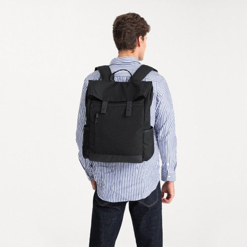 Easy Luggage EM2114 - Kono Waterproof Large Capacity School Laptop Backpack - Black