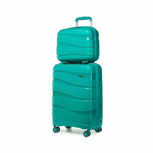 Suitcase with matching vanity case best sale